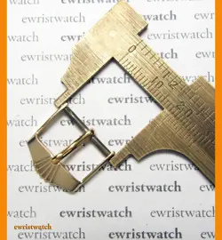 Genuine 50's Rolex Big Shovel Crown GP Buckle 16mm- Bubbleback, GMT, Moonphase