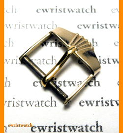 Genuine 50's Rolex Big Shovel Crown GP Buckle 16mm- Bubbleback, GMT, Moonphase