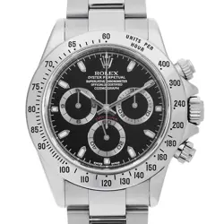ROLEX COSMOGRAPH DAYTONA 116520 BLACK Y NUMBER SECOND HAND MENS