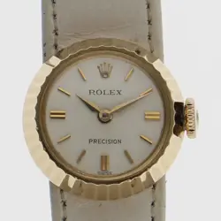 WATCHES YG/LEATHER HAND