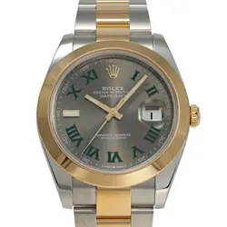 ROLEX DATEJUST 41 126303 SLATE/ROMAN DIAL WATCH R45_0421