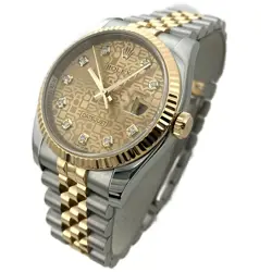 ROLEX DATEJUST 116233G Z NUMBER COMPUTER 36MM DIAMOND COMBINATION SS WATCH R45_0