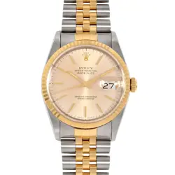 ROLEX 16233 DATEJUST X-NUMBER WATCH AUTOMATIC SS YG R45_0421