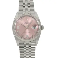 ROLEX DATEJUST 36 126234 VI/IX DIAMOND WATCH R45_0421