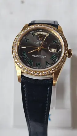 VINTAGE ROLEX 1803 DAY-DATE CUSTOM WIMBLEDON DIAL MEN'S AUTOMATIC WATCH 1973