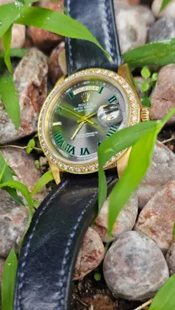 VINTAGE ROLEX 1803 DAY-DATE CUSTOM WIMBLEDON DIAL MEN'S AUTOMATIC WATCH 1973