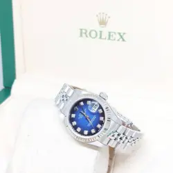 ROLEX 26MM BLUE DEGRADE DIAMONDS DIAL DATEJUST REF: 79174 (F SERIES)
