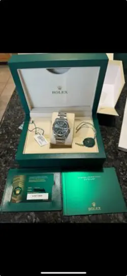 ROLEX DATEJUST 126234 SILVER OYSTER BRACELET WITH 18K WHITE GOLD FLUTED BEZEL