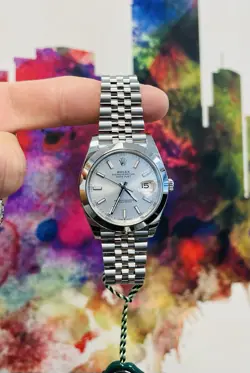 ROLEX DATEJUST 41MM SILVER DIAL JUBILEE BRACELET 126300 2025 BOX & PAPERS