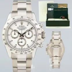 WHITE CHRONOGRAPH 40MM