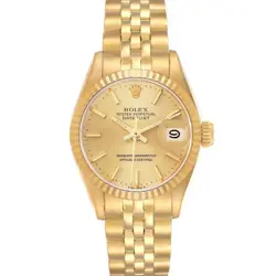 ROLEX PRESIDENT DATEJUST 26 YELLOW GOLD LADIES WATCH 69178 BOX PAPERS