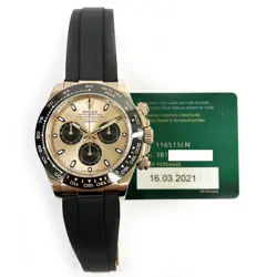 2021 ROLEX COSMOGRAPH DAYTONA 116515LN, 40MM, ROSE GOLD, PINK & BLACK DIAL, B...