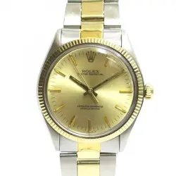 Rolex Oyster Perpetual Yellow Gold/Steel Two Tone Automatic Watch 34mm - 1005 -