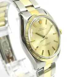 Rolex Oyster Perpetual Yellow Gold/Steel Two Tone Automatic Watch 34mm - 1005 -