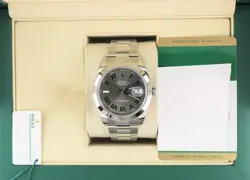 2018 ROLEX DATEJUST 126300 WIMBLEDON ROMAN DIAL SS OYSTER WITH PAPERS 41MM