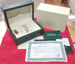 ROLEX DATEJUST PRESIDENT WATCH 79178 Y SER 18K YELLOW GOLD LADIES