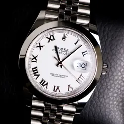 ROLEX DATEJUST 41 126300 WHITE ROMAN JUBILEE 2022