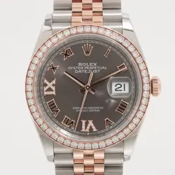 ROLEX DATEJUST 126281RBR SS×PG AT GRAY-FACE