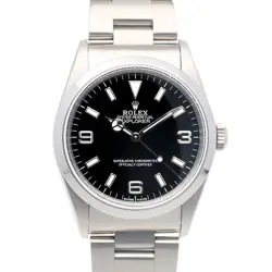 ROLEX EXPLORER 1 WATCHES 14270 STAINLESS STEEL W NUMBER FACTORY REPAIRED USED