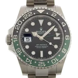 ROLEX GMT MASTER 2 II BLACK GREEN 126720VTNR RANDOM LEFTY #004