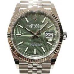 USED ROLEX DATEJUST 36 126234 GREEN CASE SIZE 36MM MEN'S WATCH #484022
