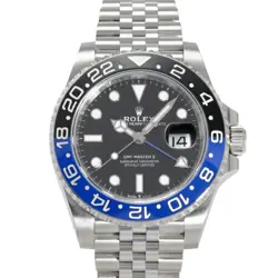 USED ROLEX GMT 126710BLNR BLACK MEN'S WATCH #413922
