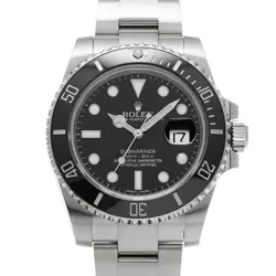 USED ROLEX SUBMARINER DATE 116610LN BLACK MEN'S WATCH #412522