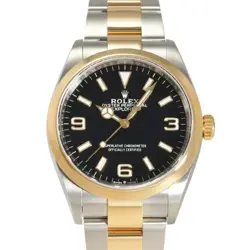 USED ROLEX EXPLORER 124273 BLACK MEN'S WATCH #411322