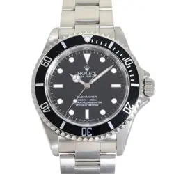 USED ROLEX SUBMARINER 14060M BLACK MEN'S WATCH #411622