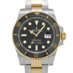 USED ROLEX SUBMARINER DATE 116613LN BLACK MEN'S WATCH #421122