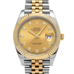 USED ROLEX DATEJUST 41 126333G CASE SIZE 41×41MM MEN'S WATCH #41222