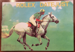 ROLEX DATEJUST ORIGINAL VINTAGE BOOKLET WATCH YEAR 1995 ENGLISH LANGUAGE