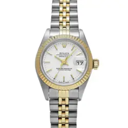 USED ROLEX DATEJUST 79173 WHITE CASE SIZE 26×26MM LADIES WATCH #427022