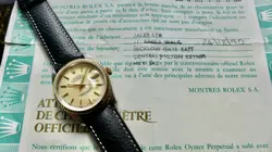 A STUNNING 1990 ROLEX DATEJUST 36mm WRISTWATCH REF. 16233 FULL SET