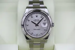 ROLEX 116334 SILVER DIAMOND DATEJUST II 41MM 2010