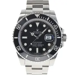 USED ROLEX SUBMARINER DATE 116610LN BLACK CASE SIZE 40.0MM MEN'S WATCH #442522