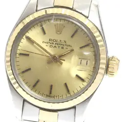 ROLEX 6917 OYSTER PERPETUAL DATE CAL 2030 YG COMBINATION AUTOMATIC