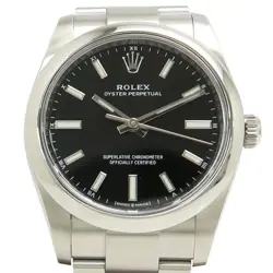 USED ROLEX OYSTER PERPETUAL 34 124200 CASE SIZE 34MM MEN'S WATCH #42422