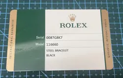 GUARANTEE CARD FR