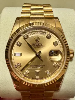 GOLD BEZEL DIAMONDS