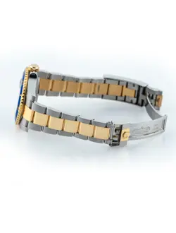 Rolex Submariner Date 40  Steel / 18k Yellow Gold Blue Ceramic Bezel 116613lb