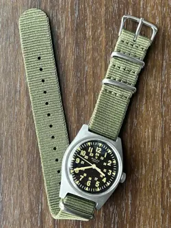 ROLEX MILITARY HAND-WOUND MEN'S WATCH VIETNAM WAR ERA US ARMY VINTAGE WORKING