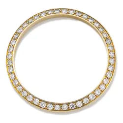 ROLEX DATEJUST YG FACTORY DIAMOND BEZEL FOR 16233 1803816203 1600 1603 34.4MM