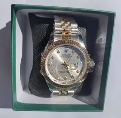 ROLEX DATEJUST | TWO-TONE SILVER & GOLD | FLUTED BEZEL | 36MM
