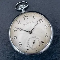 ROLEX ANTIQUE POCKET WATCH 7 WORDL'S RECORDS 42MM MANUAL WINDING OVERHAULED MEN