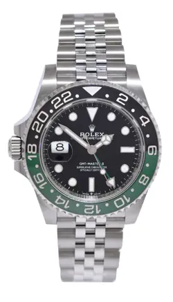 NOS Rolex GMT-Master II Sprite Lefty Steel Ceramic Jubilee Watch B/P '24 126720