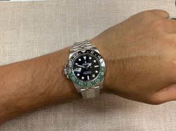 NOS Rolex GMT-Master II Sprite Lefty Steel Ceramic Jubilee Watch B/P '24 126720