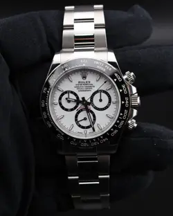NEW 2025 ROLEX DAYTONA PANDA WHITE DIAL 126500LN UNWORN