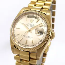 Rolex Day Date 18038 YG 80 Mens Automatic 36mm Vintage #U181