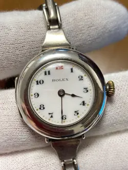ROLEX 1920S ANTIQUE VINTAGE WHITE DIAL WRISTWATCH